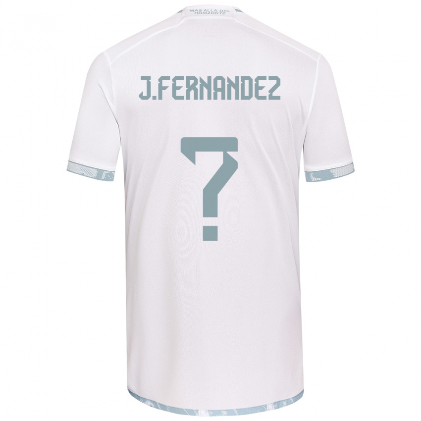 Kinderen José Matías Fernández #0 Wit Grijs Uitshirt Uittenue 2024/25 T-Shirt