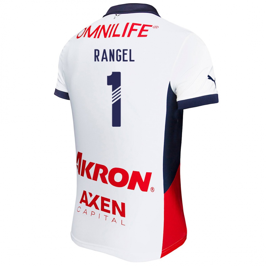 Kinderen José Rangel #1 Wit Rood Blauw Uitshirt Uittenue 2024/25 T-Shirt