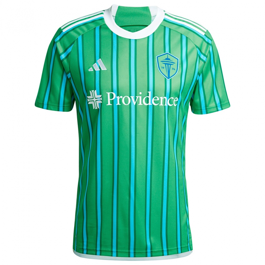 Heren Álex Roldán #16 Groen Wit Thuisshirt Thuistenue 2024/25 T-Shirt