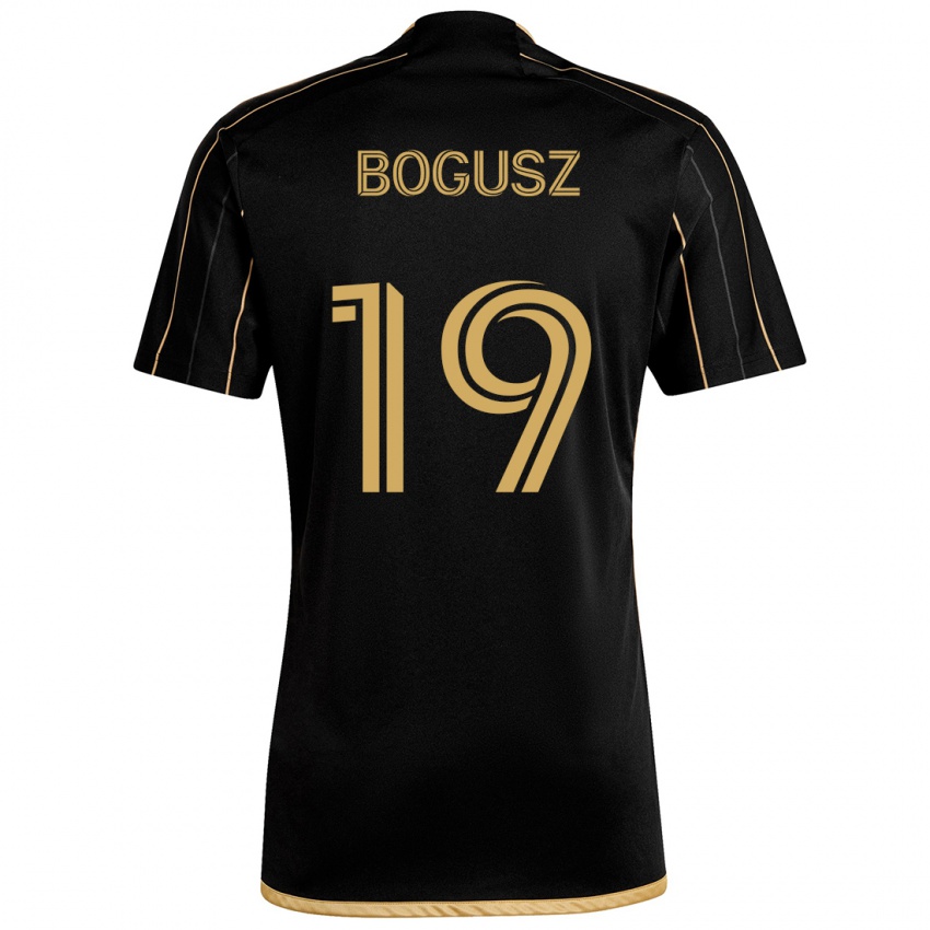 Heren Mateusz Bogusz #19 Zwart Goud Thuisshirt Thuistenue 2024/25 T-Shirt