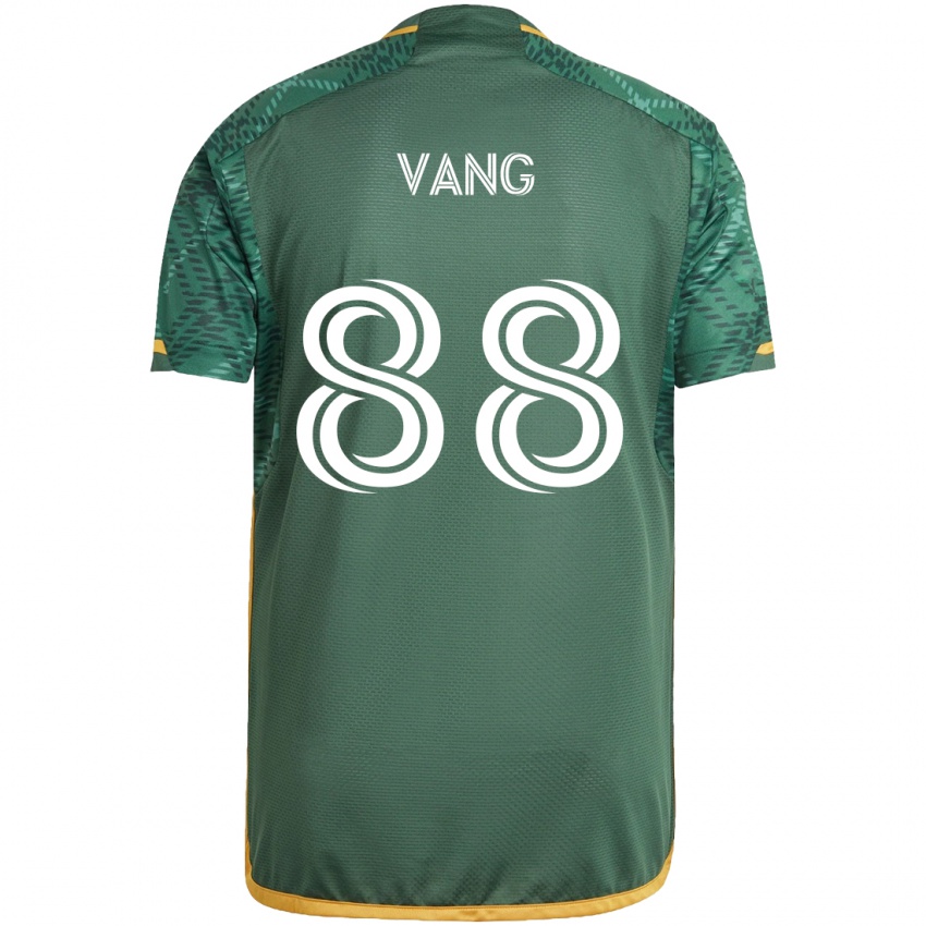 Heren Michael Vang #88 Groen Oranje Thuisshirt Thuistenue 2024/25 T-Shirt