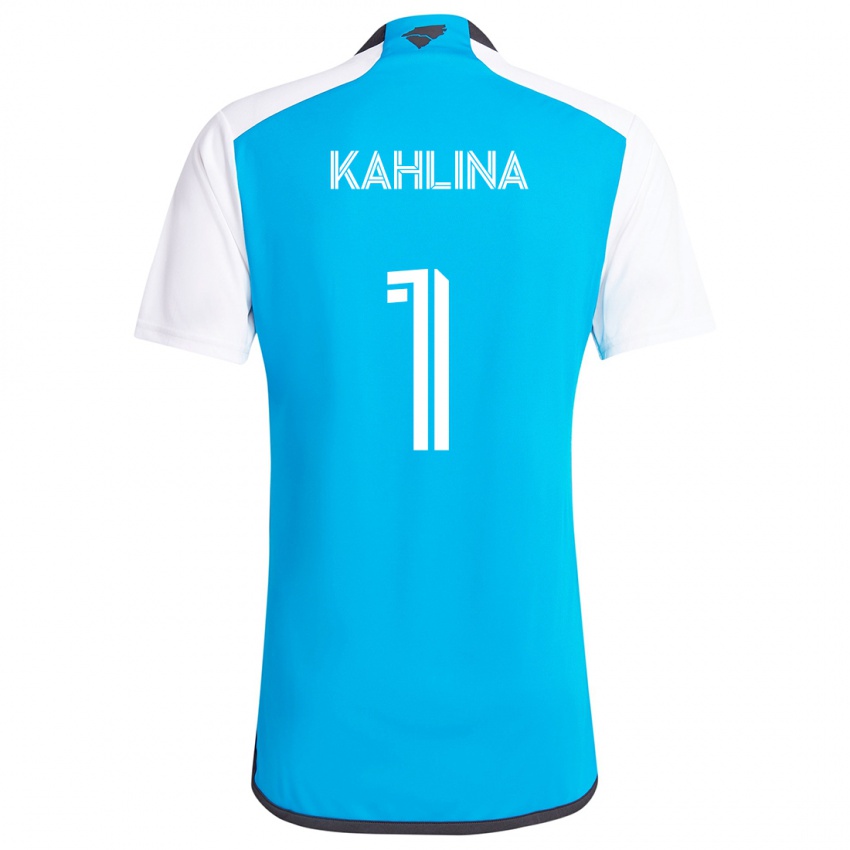 Heren Kristijan Kahlina #1 Blauw Wit Thuisshirt Thuistenue 2024/25 T-Shirt