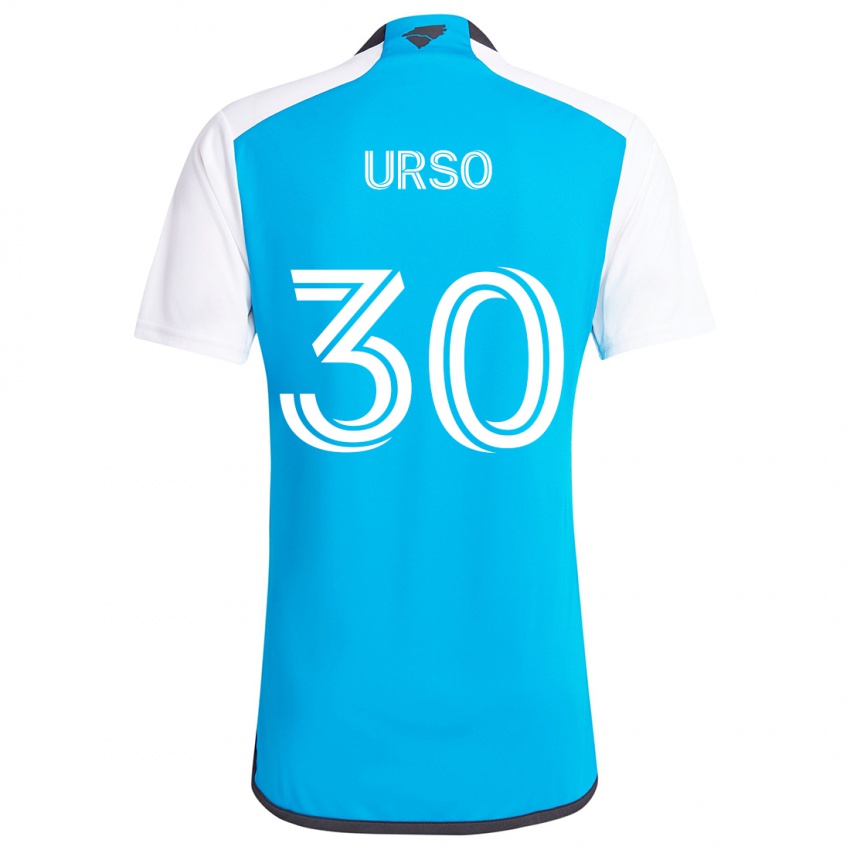 Heren Júnior Urso #30 Blauw Wit Thuisshirt Thuistenue 2024/25 T-Shirt