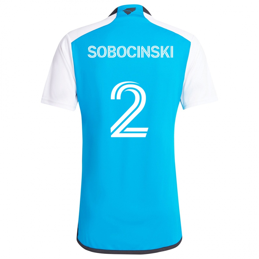 Heren Jan Sobocinski #2 Blauw Wit Thuisshirt Thuistenue 2024/25 T-Shirt