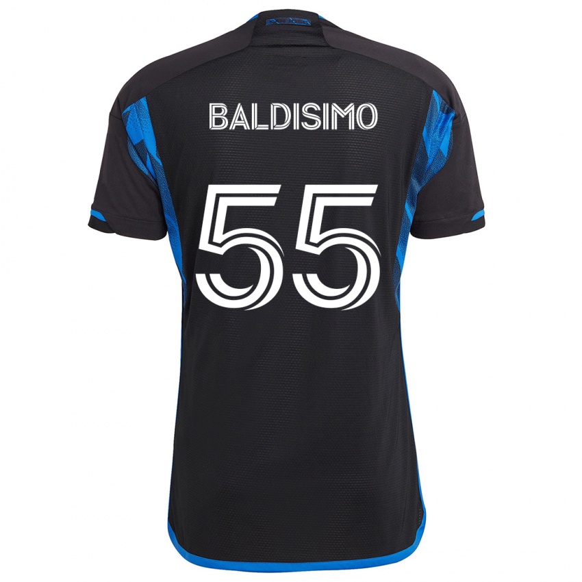 Heren Michael Baldisimo #55 Blauw Zwart Thuisshirt Thuistenue 2024/25 T-Shirt