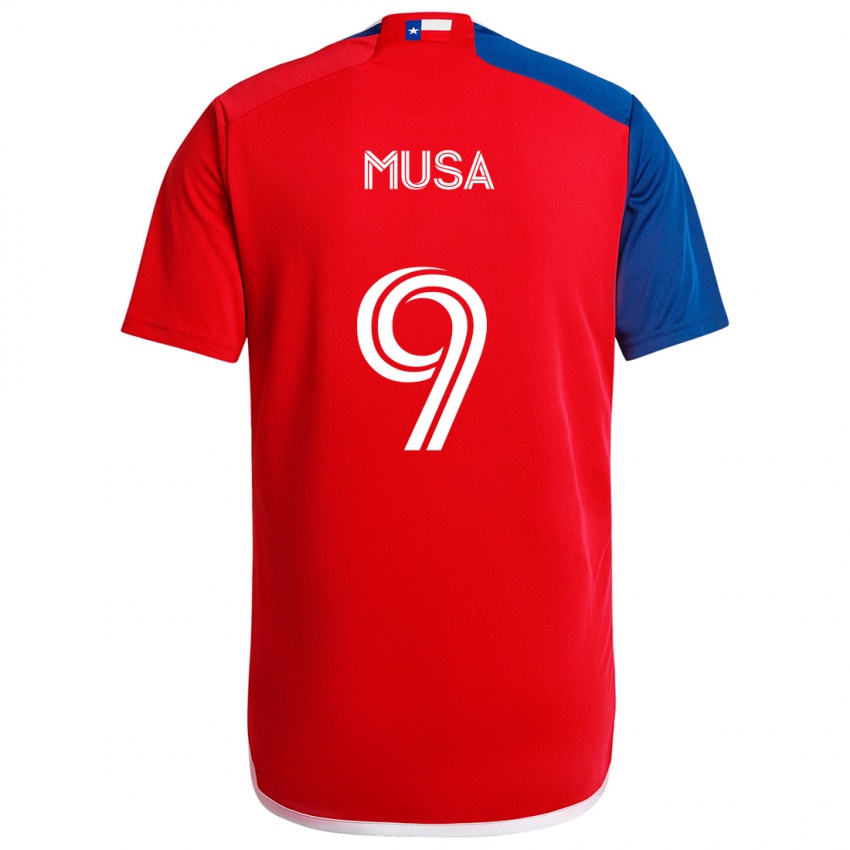 Heren Petar Musa #9 Blauw Rood Thuisshirt Thuistenue 2024/25 T-Shirt