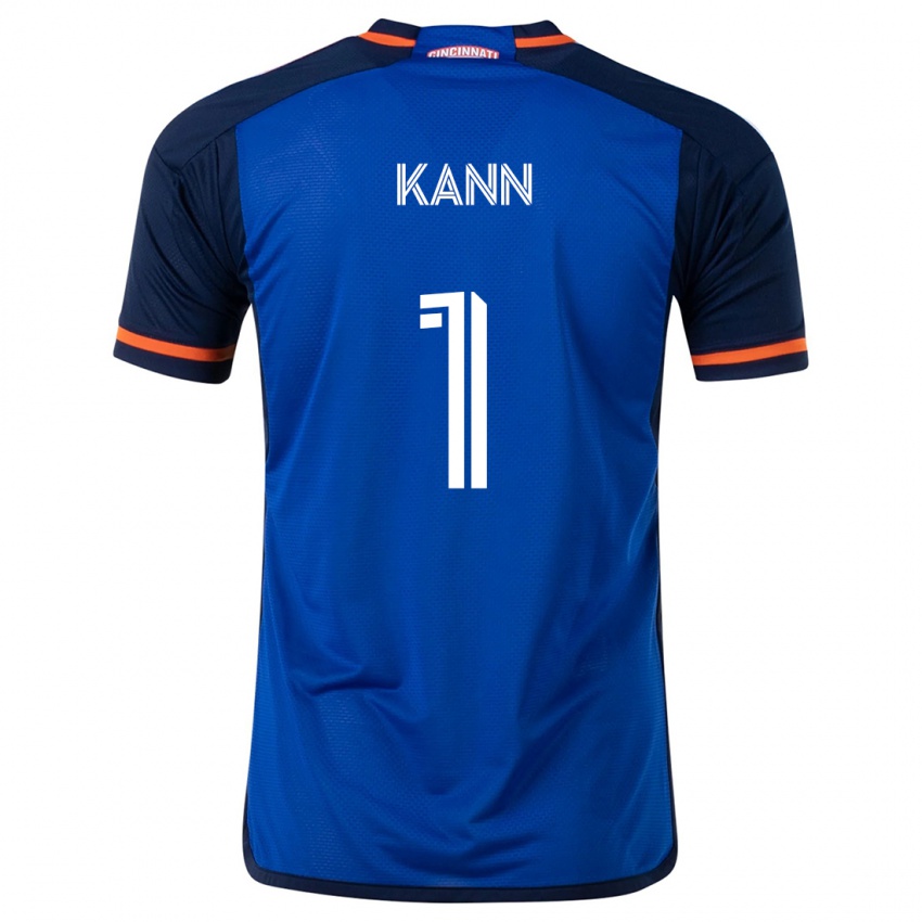 Heren Alec Kann #1 Blauw Wit Thuisshirt Thuistenue 2024/25 T-Shirt