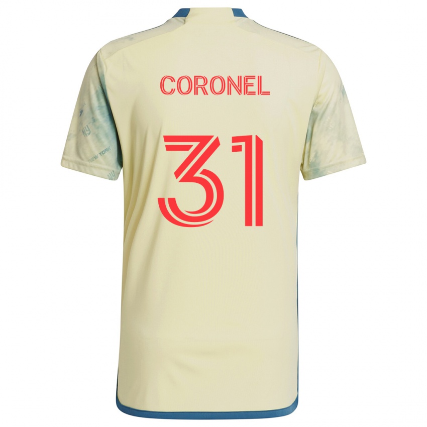 Heren Carlos Coronel #31 Geel Rood Blauw Thuisshirt Thuistenue 2024/25 T-Shirt