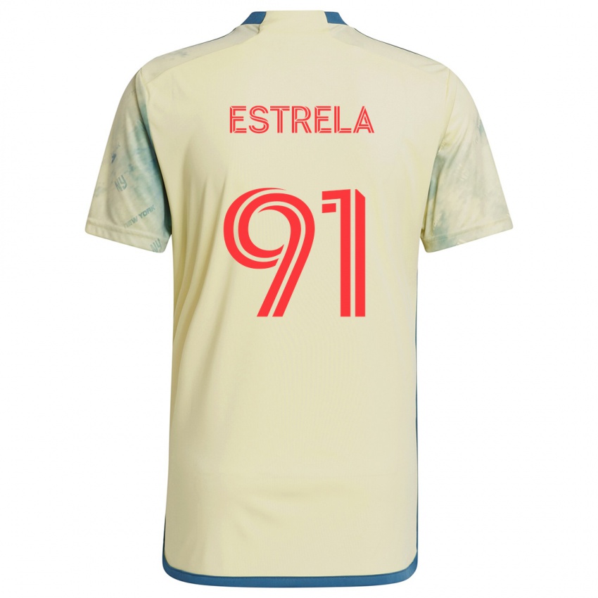 Heren Bento Estrela #91 Geel Rood Blauw Thuisshirt Thuistenue 2024/25 T-Shirt