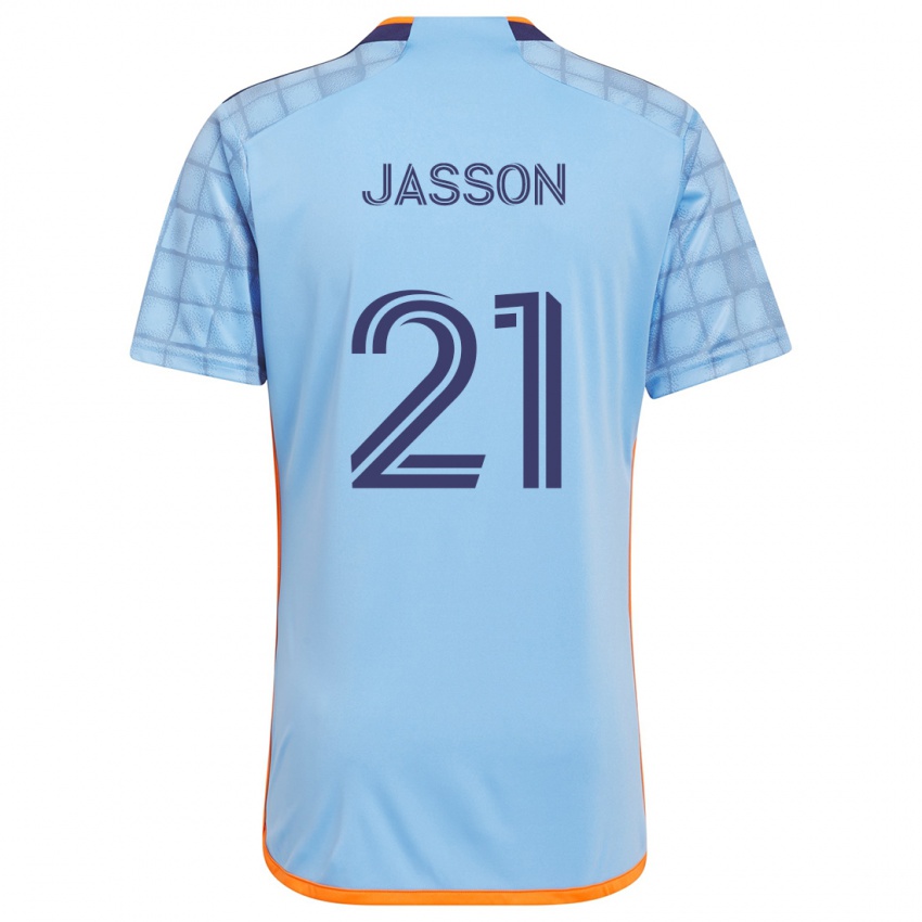 Heren Andres Jasson #21 Blauw Oranje Thuisshirt Thuistenue 2024/25 T-Shirt