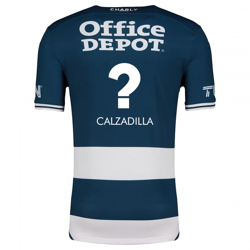 Heren Luis Calzadilla #0 Blauw Wit Thuisshirt Thuistenue 2024/25 T-Shirt