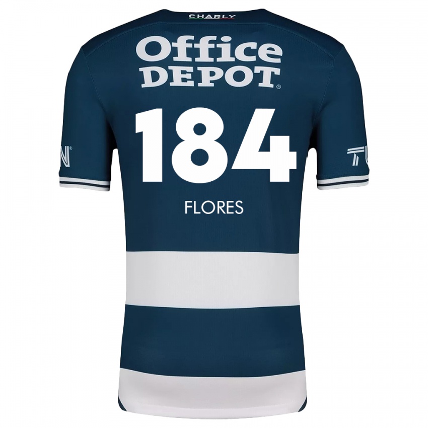 Heren Jason Flores #184 Blauw Wit Thuisshirt Thuistenue 2024/25 T-Shirt