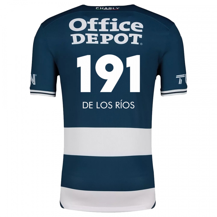 Heren Sergio De Los Ríos #191 Blauw Wit Thuisshirt Thuistenue 2024/25 T-Shirt