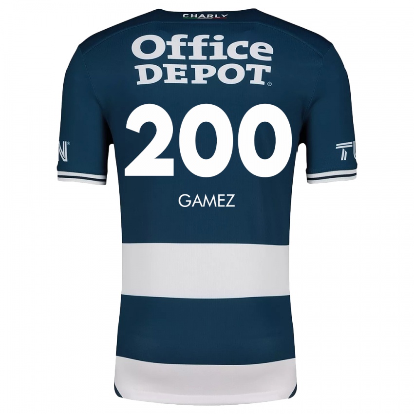 Heren Sergio Gámez #200 Blauw Wit Thuisshirt Thuistenue 2024/25 T-Shirt