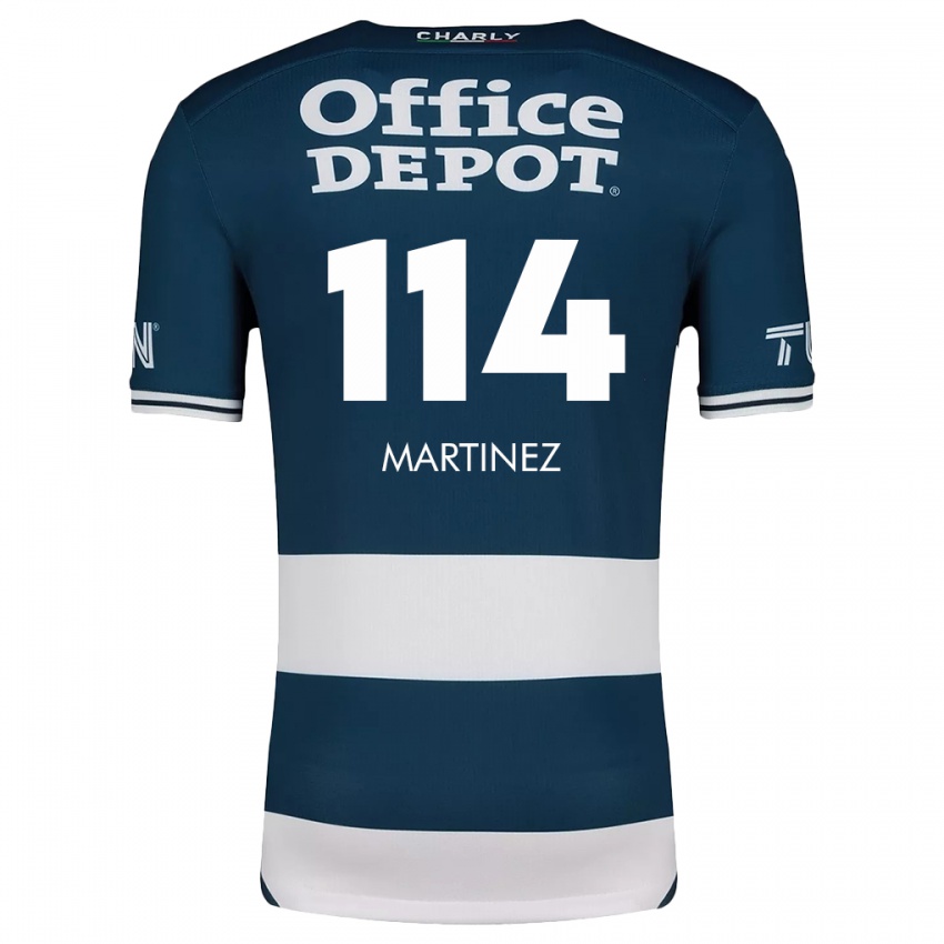 Heren Jesús Martínez #114 Blauw Wit Thuisshirt Thuistenue 2024/25 T-Shirt