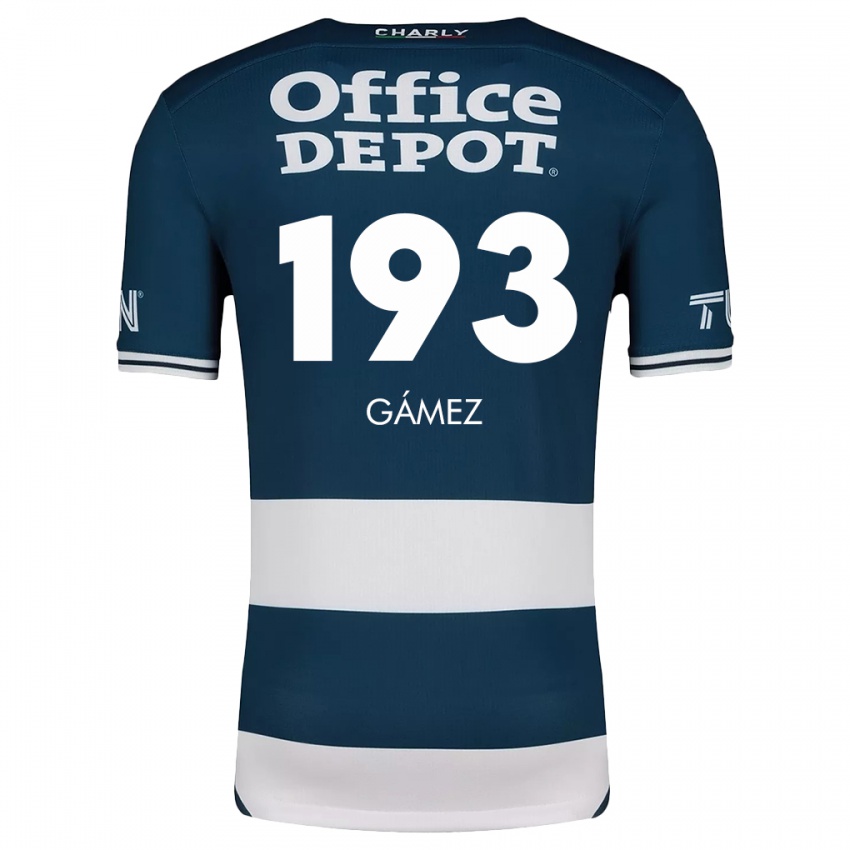 Heren Juan Gámez #193 Blauw Wit Thuisshirt Thuistenue 2024/25 T-Shirt