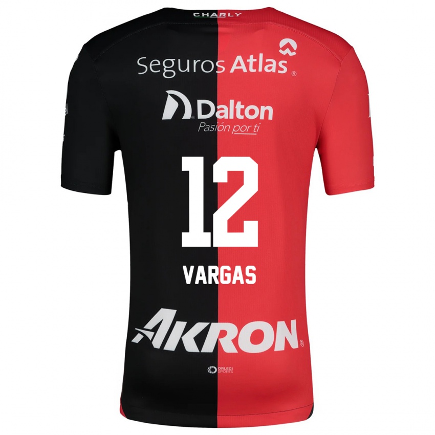 Heren Camilo Vargas #12 Rood Zwart Thuisshirt Thuistenue 2024/25 T-Shirt