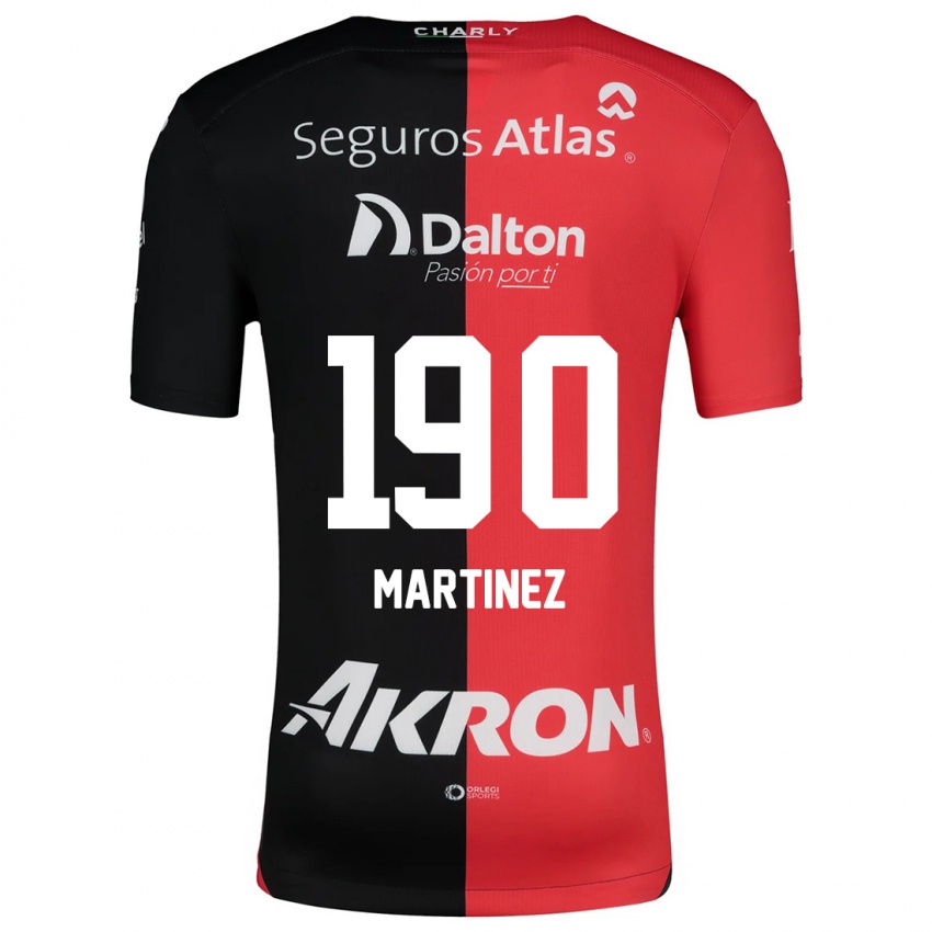 Heren Luis Carlos Martínez #190 Rood Zwart Thuisshirt Thuistenue 2024/25 T-Shirt