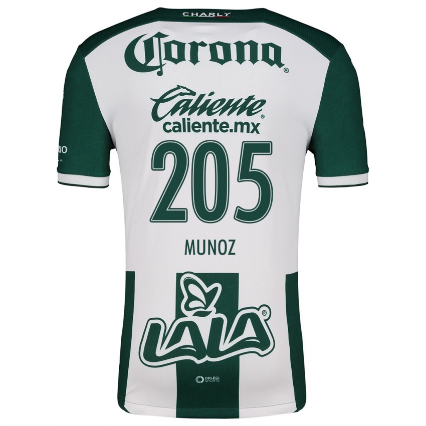 Heren Guillermo Muñoz #205 Groen Wit Thuisshirt Thuistenue 2024/25 T-Shirt