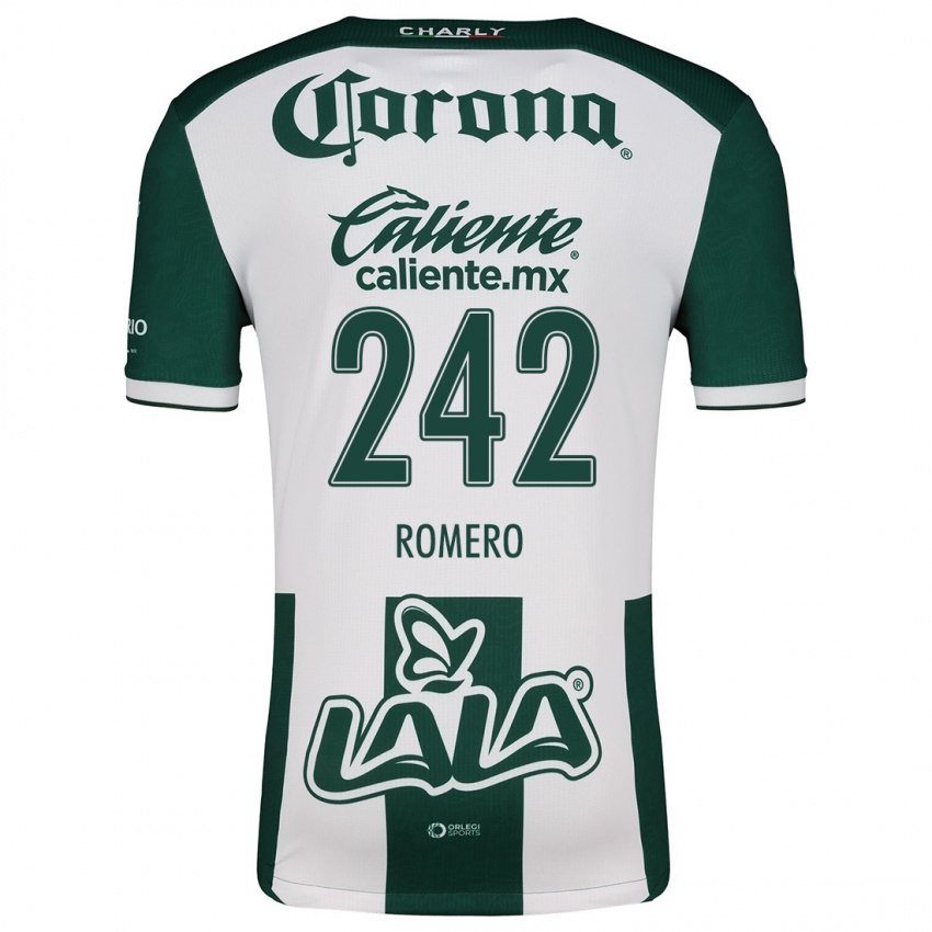 Heren Ángel Romero #242 Groen Wit Thuisshirt Thuistenue 2024/25 T-Shirt