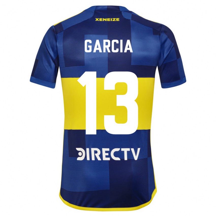 Heren Javier Garcia #13 Blauw Geel Thuisshirt Thuistenue 2024/25 T-Shirt