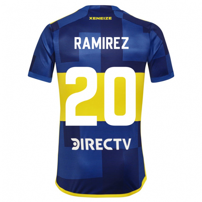 Heren Juan Ramirez #20 Blauw Geel Thuisshirt Thuistenue 2024/25 T-Shirt