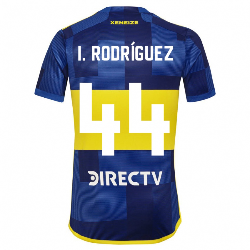 Heren Ignacio Rodríguez #44 Blauw Geel Thuisshirt Thuistenue 2024/25 T-Shirt