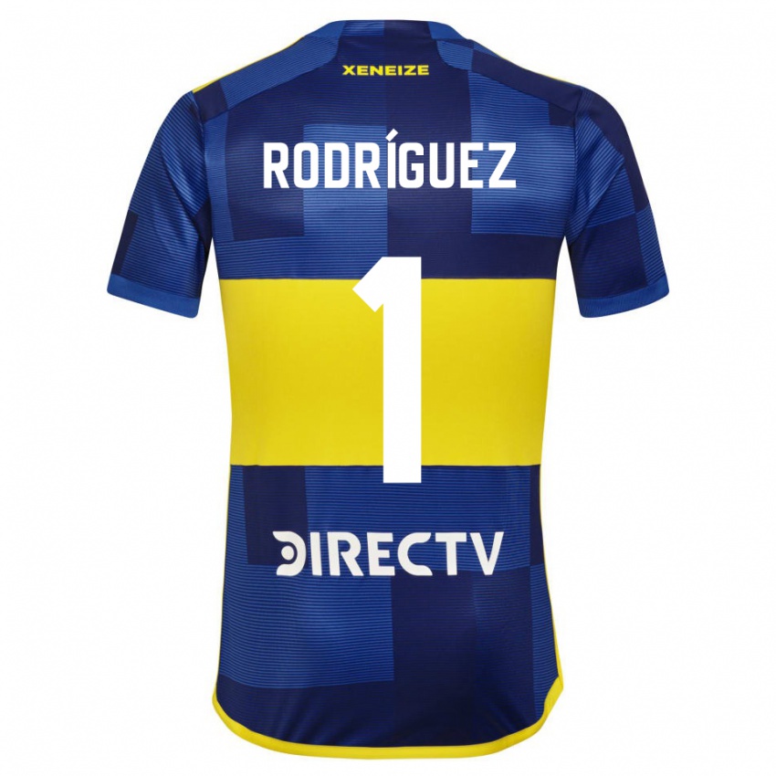 Heren Fernando Rodríguez #1 Blauw Geel Thuisshirt Thuistenue 2024/25 T-Shirt