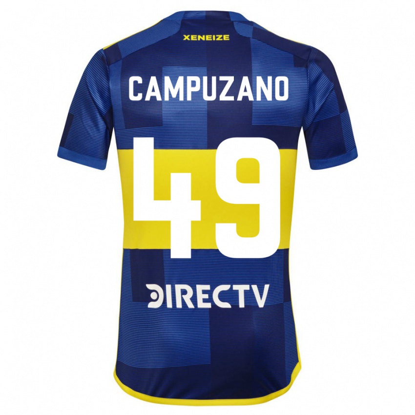 Heren Jorman Campuzano #49 Blauw Geel Thuisshirt Thuistenue 2024/25 T-Shirt