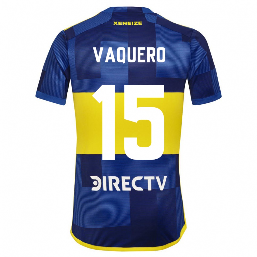 Heren Ivan Vaquero #15 Blauw Geel Thuisshirt Thuistenue 2024/25 T-Shirt