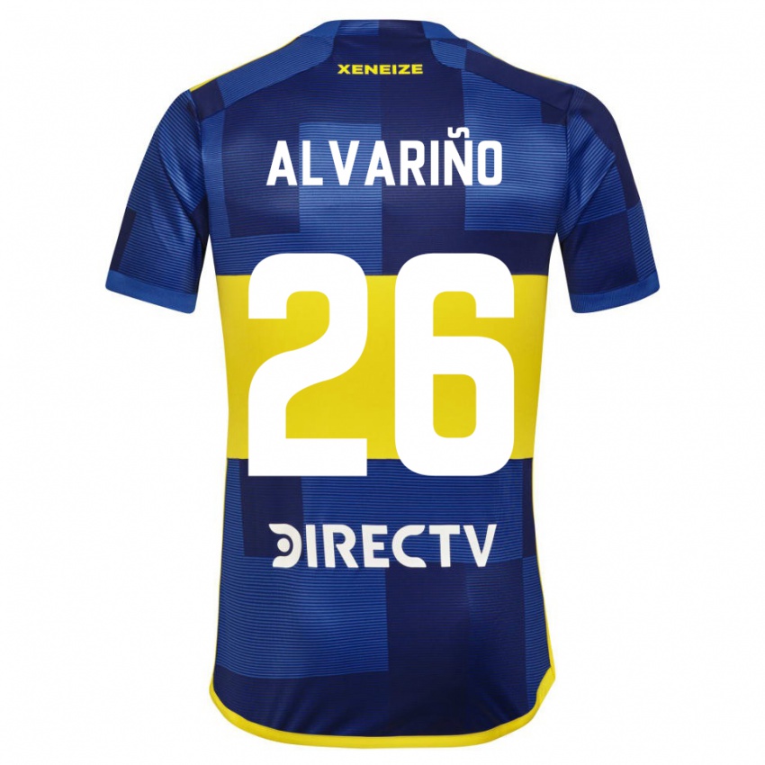 Heren Alexis Alvariño #26 Blauw Geel Thuisshirt Thuistenue 2024/25 T-Shirt