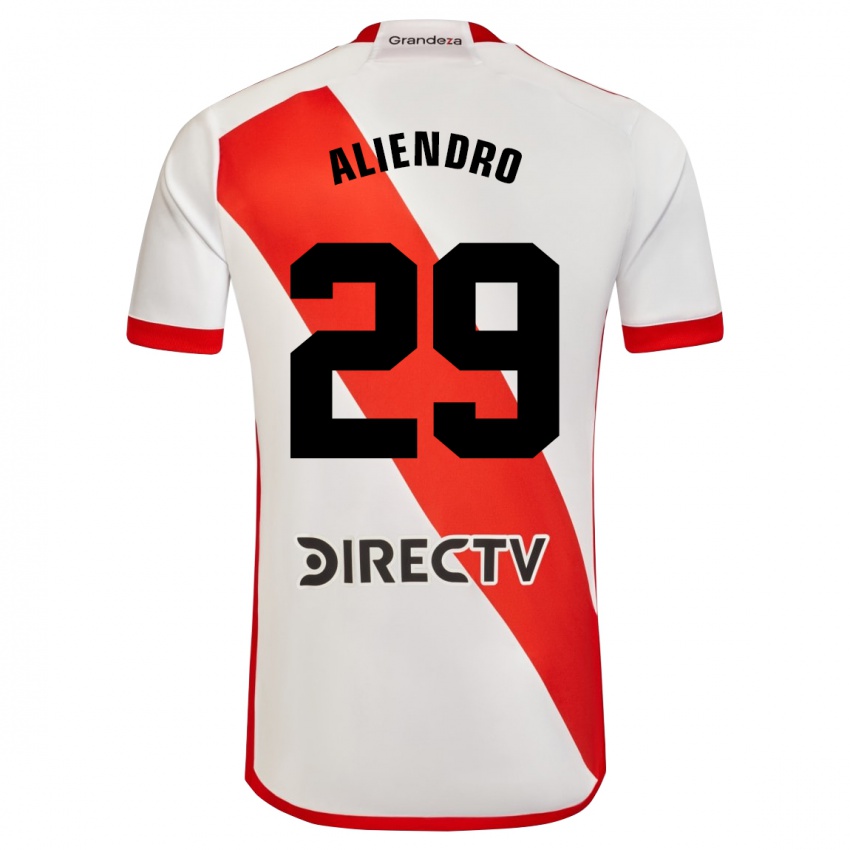 Heren Rodrigo Aliendro #29 Wit Rood Thuisshirt Thuistenue 2024/25 T-Shirt