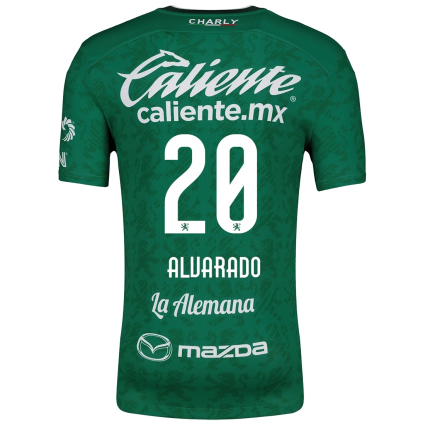 Heren Alfonso Alvarado #20 Groen Wit Thuisshirt Thuistenue 2024/25 T-Shirt