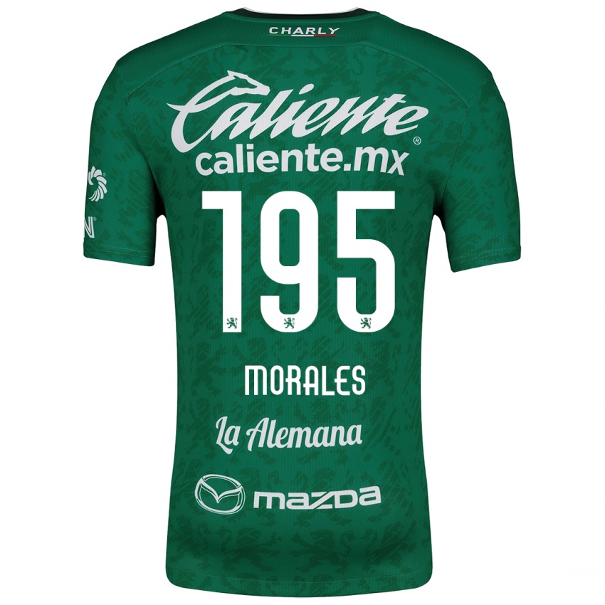 Heren Daniel Morales #195 Groen Wit Thuisshirt Thuistenue 2024/25 T-Shirt