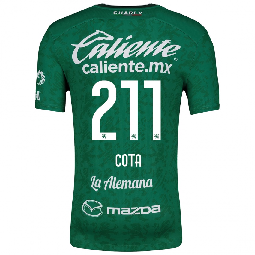 Heren Luis Cota #211 Groen Wit Thuisshirt Thuistenue 2024/25 T-Shirt