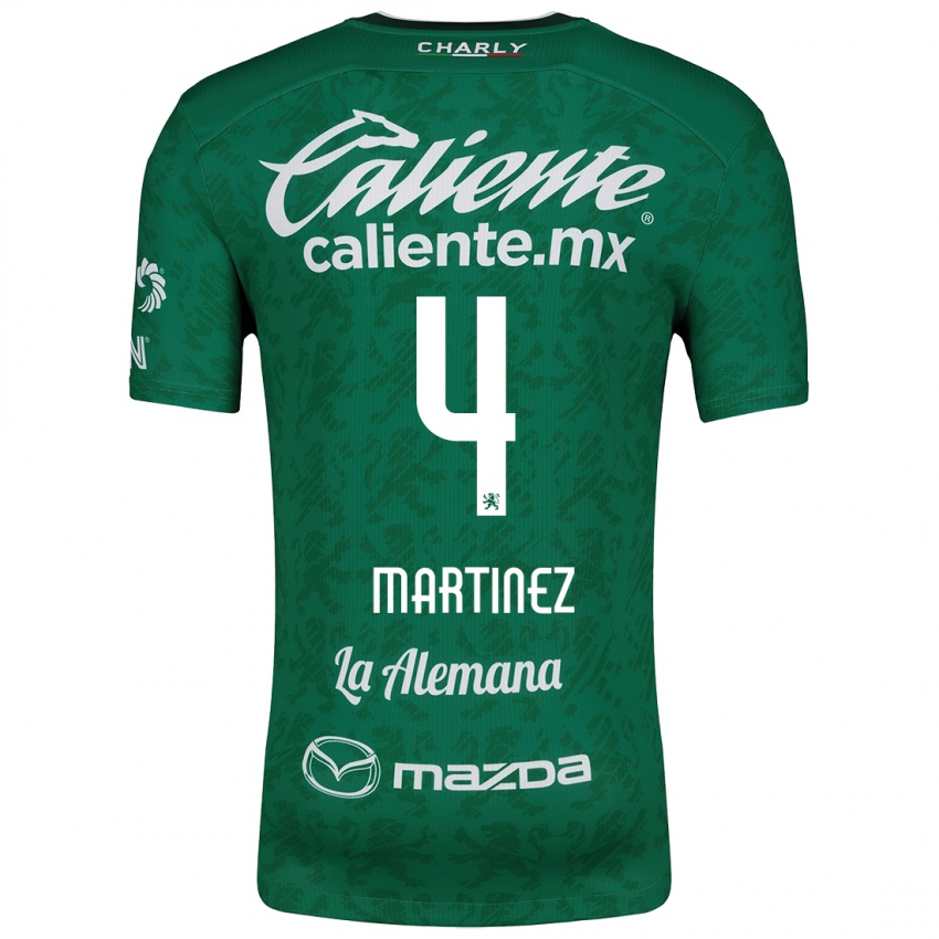 Heren Mitzi Martínez #4 Groen Wit Thuisshirt Thuistenue 2024/25 T-Shirt