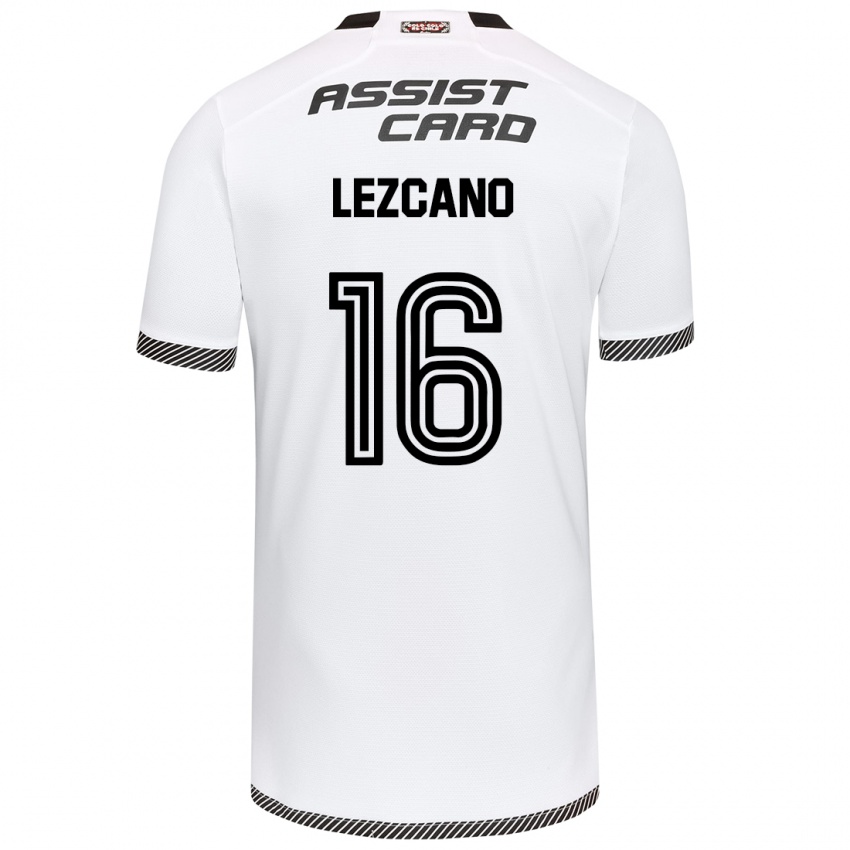 Heren Darío Lezcano #16 Wit Zwart Thuisshirt Thuistenue 2024/25 T-Shirt