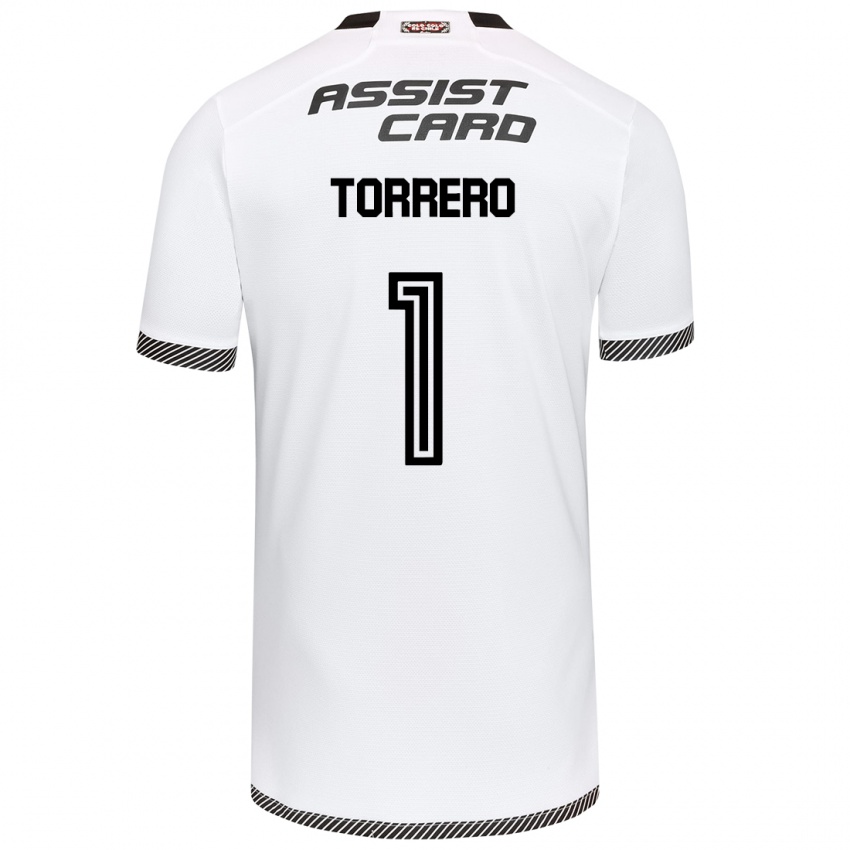 Heren Ryann Torrero #1 Wit Zwart Thuisshirt Thuistenue 2024/25 T-Shirt