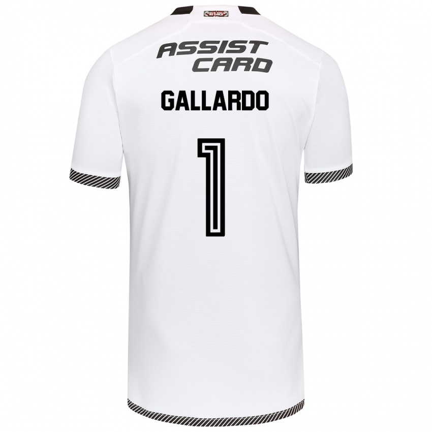 Heren Alexia Gallardo #1 Wit Zwart Thuisshirt Thuistenue 2024/25 T-Shirt