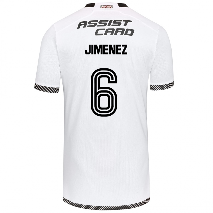 Heren Yastin Jiménez #6 Wit Zwart Thuisshirt Thuistenue 2024/25 T-Shirt