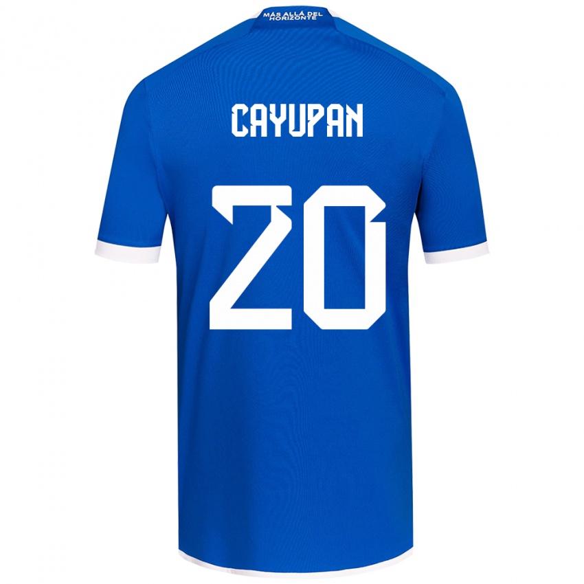 Heren Natalia Cayupán #20 Blauw Wit Thuisshirt Thuistenue 2024/25 T-Shirt