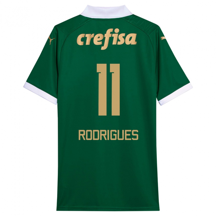 Heren Bruno Rodrigues #11 Groen Wit Thuisshirt Thuistenue 2024/25 T-Shirt