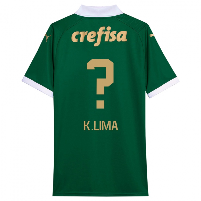 Heren Kauan Lima #0 Groen Wit Thuisshirt Thuistenue 2024/25 T-Shirt