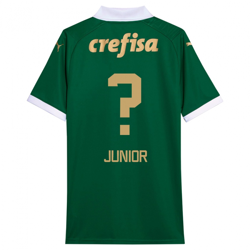 Heren Gilberto Junior #0 Groen Wit Thuisshirt Thuistenue 2024/25 T-Shirt