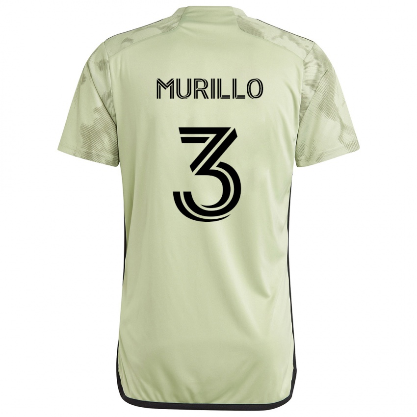 Heren Jesús Murillo #3 Licht Groen Uitshirt Uittenue 2024/25 T-Shirt