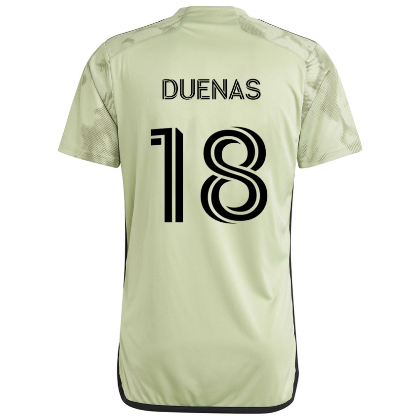 Heren Érik Dueñas #18 Licht Groen Uitshirt Uittenue 2024/25 T-Shirt