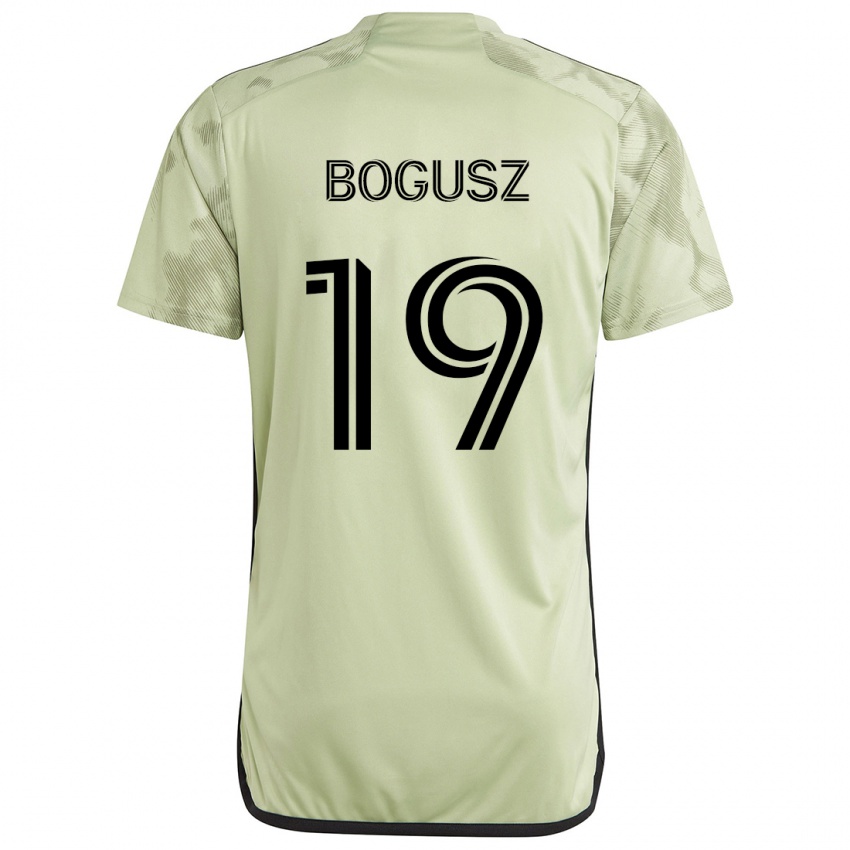 Heren Mateusz Bogusz #19 Licht Groen Uitshirt Uittenue 2024/25 T-Shirt