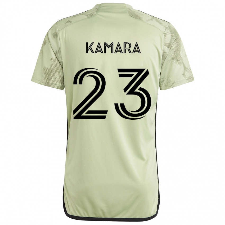 Heren Kei Kamara #23 Licht Groen Uitshirt Uittenue 2024/25 T-Shirt