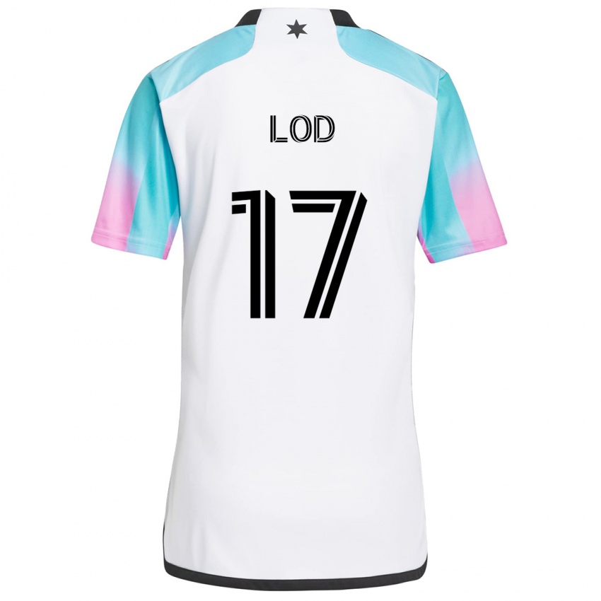 Heren Robin Lod #17 Wit Blauw Zwart Uitshirt Uittenue 2024/25 T-Shirt