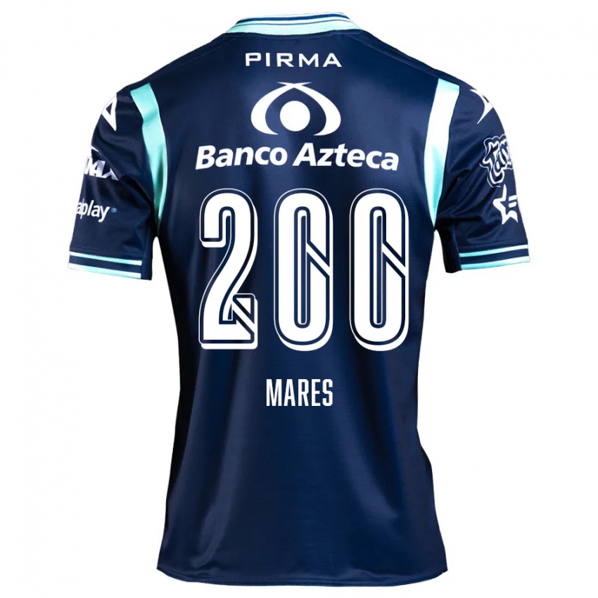 Heren Cristian Mares #200 Marineblauw Uitshirt Uittenue 2024/25 T-Shirt